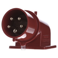 391 - Mounted CEE-plug 32A 5p 6h 391