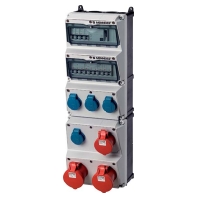 950009 - CEE-Socket combination wall mount IP44 950009