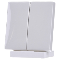 412519 - Cover plate for switch/push button white 412519