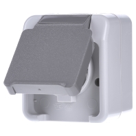 MEG2301-8029 Socket outlet protective contact grey MEG2301-8029, special offer