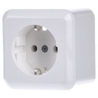 MEG2301-8719 Socket outlet protective contact white MEG2301-8719, special offer