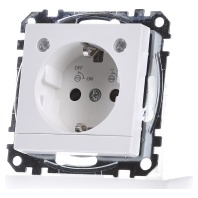 MEG2304-0419 Socket outlet protective contact white MEG2304-0419, special offer