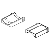 GWU 64 (50 Stück) - Counter shell for cable clamp 64mm GWU 64