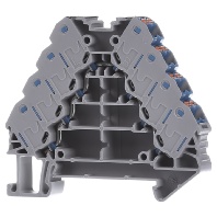 PTRV 4-PV /BU (10 Stück) - Feed-through terminal block 8,3mm 17,5A PTRV 4-PV /BU