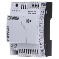 Phoenix Contact STEP-PS-1AC-24DC-1.75 Din-rail netvoeding 29.5 V-DC 1.9 A 42 W 1 x