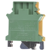 USLKG 16 N - Ground terminal block 1-p 12,2mm USLKG 16 N