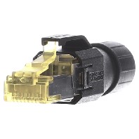 RJ45-connector, IP20 Cat 6a Stekker, recht Aantal polen: 8P8C VS-08-RJ45-10G-Q Geel, Zwart Phoenix C