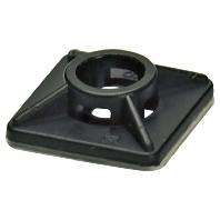 WT-BASE LS HF 4 BK  (100 Stück) - Kabelbindersockel WT-BASE LS HF 4 BK