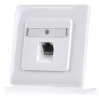136112030 - RJ45 8(8) Data outlet 6A (IEC) white 136112030