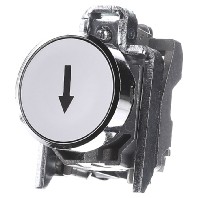 XB4BA3341 - Complete push button white XB4BA3341