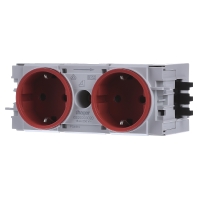 GS2000 vrt Socket outlet protective contact red GS2000 vrt