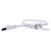 Telegärtner Netwerk Aansluitkabel CAT 6A S-FTP 0.50 m Wit