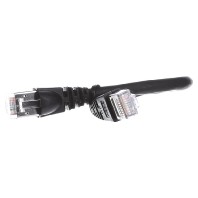 Telegärtner Netwerk Aansluitkabel CAT 6A S-FTP 0.25 m Zwart