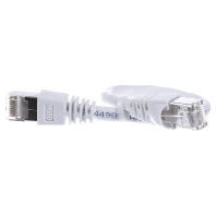 Telegärtner Netwerk Aansluitkabel CAT 6A S-FTP 0.25 m Wit