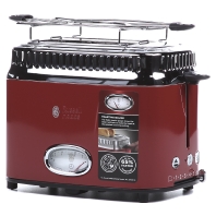 RUSSELL HOBBS TOASTER RETRO RED 21680-56
