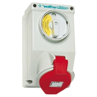 AT110306 - Switched / fused CEE-socket 16A 3-pole AT110306