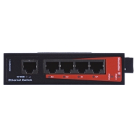 Netwerk switch, unmanaged, Fast Ethernet, Aantal poorten: 5x RJ45, IP 30, -40 ° C. .. +75 ° C