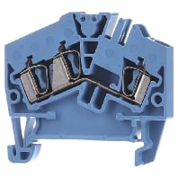 WEIDMULLER rijklem 3-draads 2.5mm blauw per 100 stuks (1706040000)