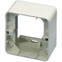 Surface mounted housing 1-gang white 2-0966740-1