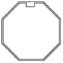 Achtkantstahlwelle SW70, 6m verzinkt 4041-6