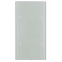 Glas-Sensor 2fach alu 75142034