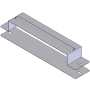 Coupler for underfloor duct 190x28mm UKS190280