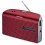 Radio FM/AM analogue display Music60 red/silver