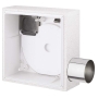 Ventilator housing for inlying bathrooms ELS-GUBRZR