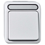 Push button 1 make contact (NO) grey MEG3154-8029