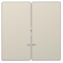Cover plate for switch/push button beige MEG3420-6033