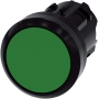 Push button actuator green IP68 3SU1000-0AA40-0AA0