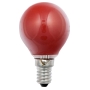 Round lamp 25W 230V E14 red 40265
