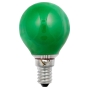 Round lamp 25W 230V E14 green 40266