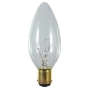 Candle-shaped lamp 15W 230V B15d clear 40889