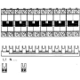 Sammelschienenblock Zuleitung:1Phase+N SZ-PSB 56N