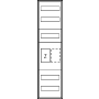 Equipped meter cabinet IP43 1100x300mm ES17BBXN