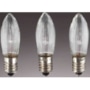 Candle-shaped lamp 3W 34V E10 clear 919134 Bli.3