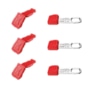 TehteredTool Clips Rot (je 3 Stk) 00 63 06 TCR