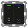 KNX Taster Light 55 2-fach, RGBW, Schwarz matt, Schalten_Jalousie BE-TAL550206.D1
