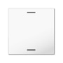 Wippe fr KNX Taster Light 55 1-fach, Reinwei glnzend, Neutral BE-TAL55W102.01
