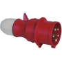 CEE plug 32A 5p 6h 400 V (50+60 Hz) red 204-TLS