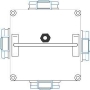 CEE-Socket combination hangable IP44 57092