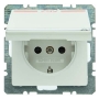 Steckdose SCHUKO deckel und Beschrift 47526049