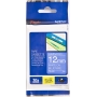Labelling tape 12mm blue / white TZe-535