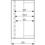 Distribution cabinet (empty) 375x375mm CI44E-200