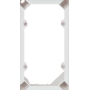 Surface mounted housing 2-gang white 274204