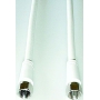 Coax patch cord F connector 2,5m FA25