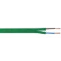 Illumination cable 2x1,5mm green H05RNH2-F 2x1,5 gn ring 50m