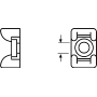 Mounting element for cable tie KR8G5-N66-NA