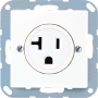 Socket outlet (receptacle) NEMA white A 521-20 WW